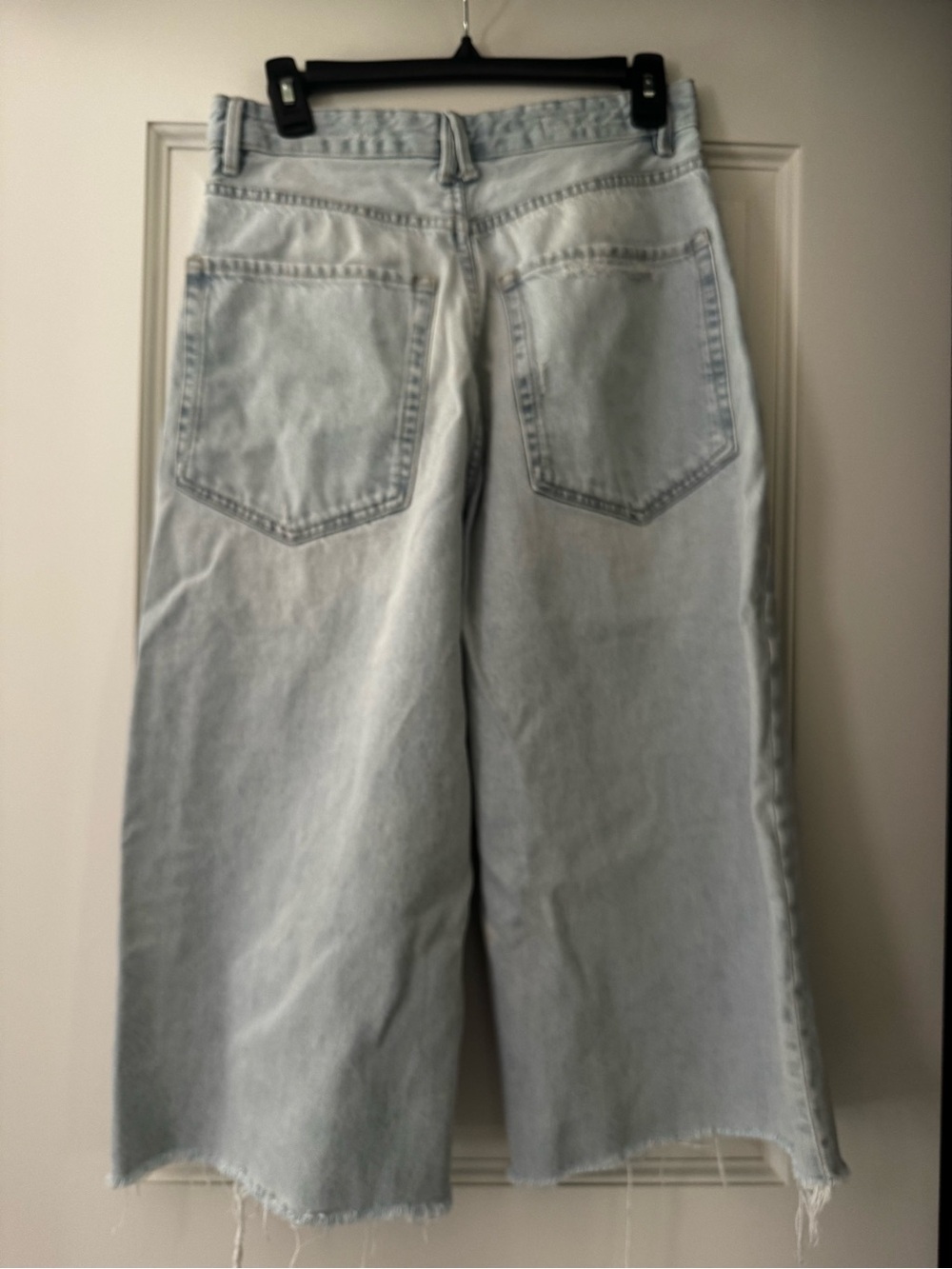 Mid Rise Crop Denim Jorts - Picture 8 of 9
